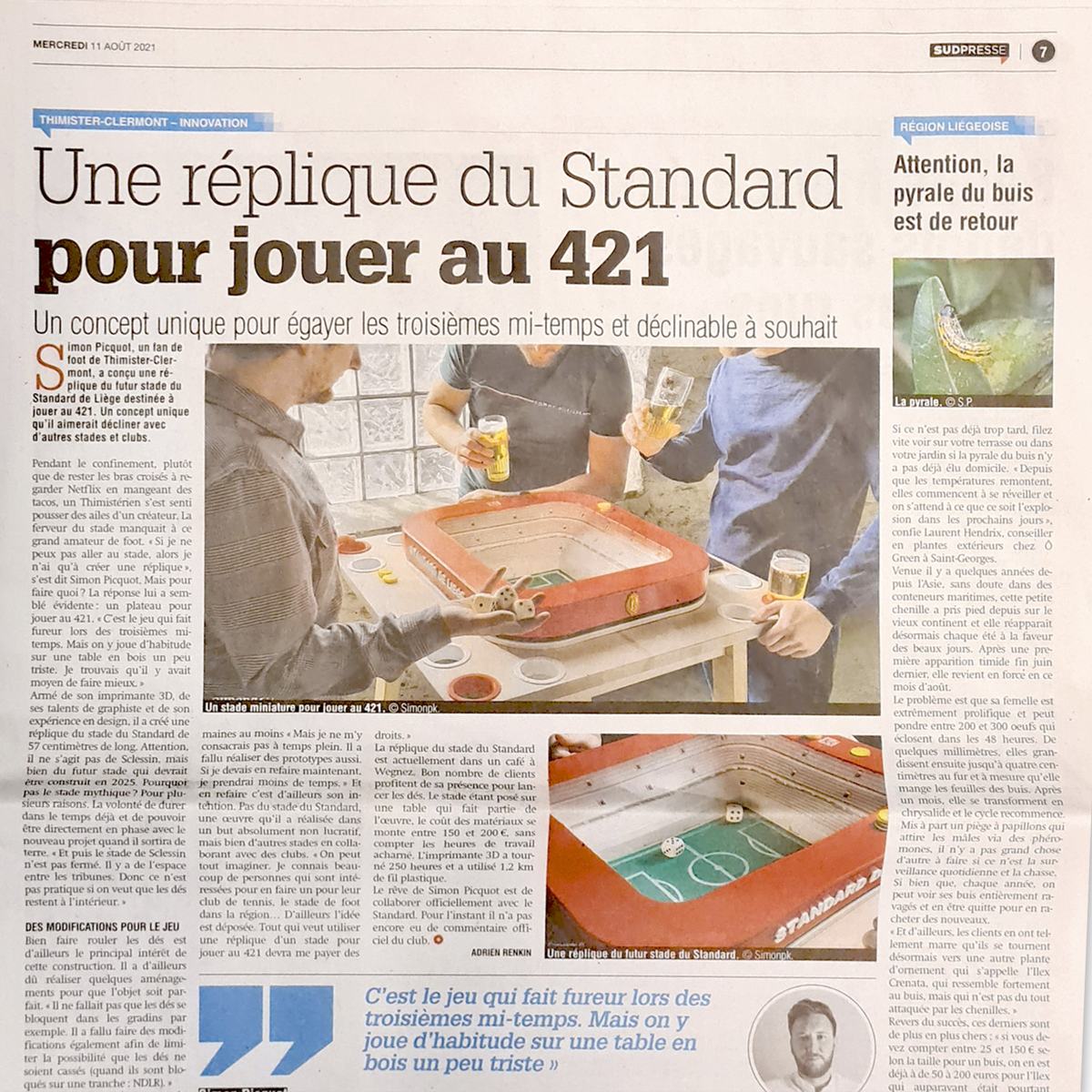 Article de presse - La Meuse